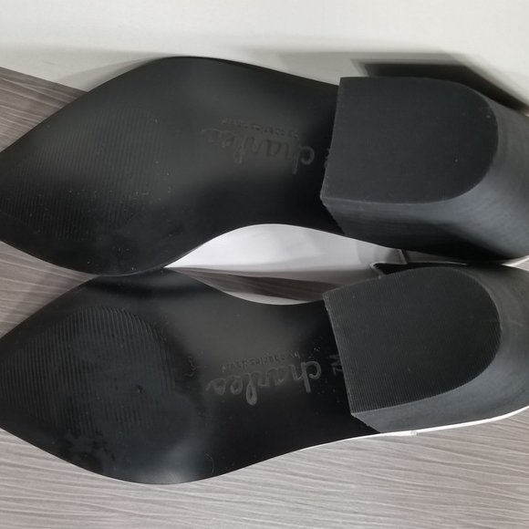 CHARLES by Charles David Polar Chelsea Boot, White Leather, Womens Size 7 - Picture 9 of 12